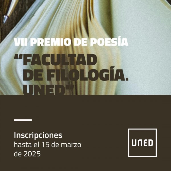 VII Premio de Poesía Facultad de Filología UNED